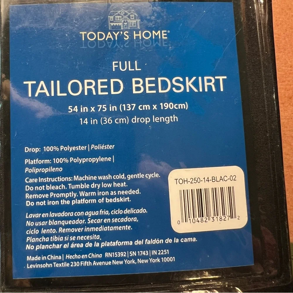 Today's Home Classic Tailored Bedskirt 14